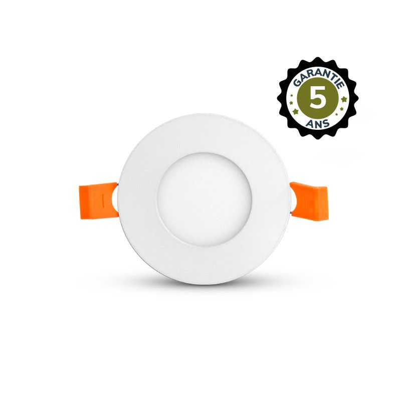 MIIDEX Plafonnier LED Blanc Ø90 3W 4000K
