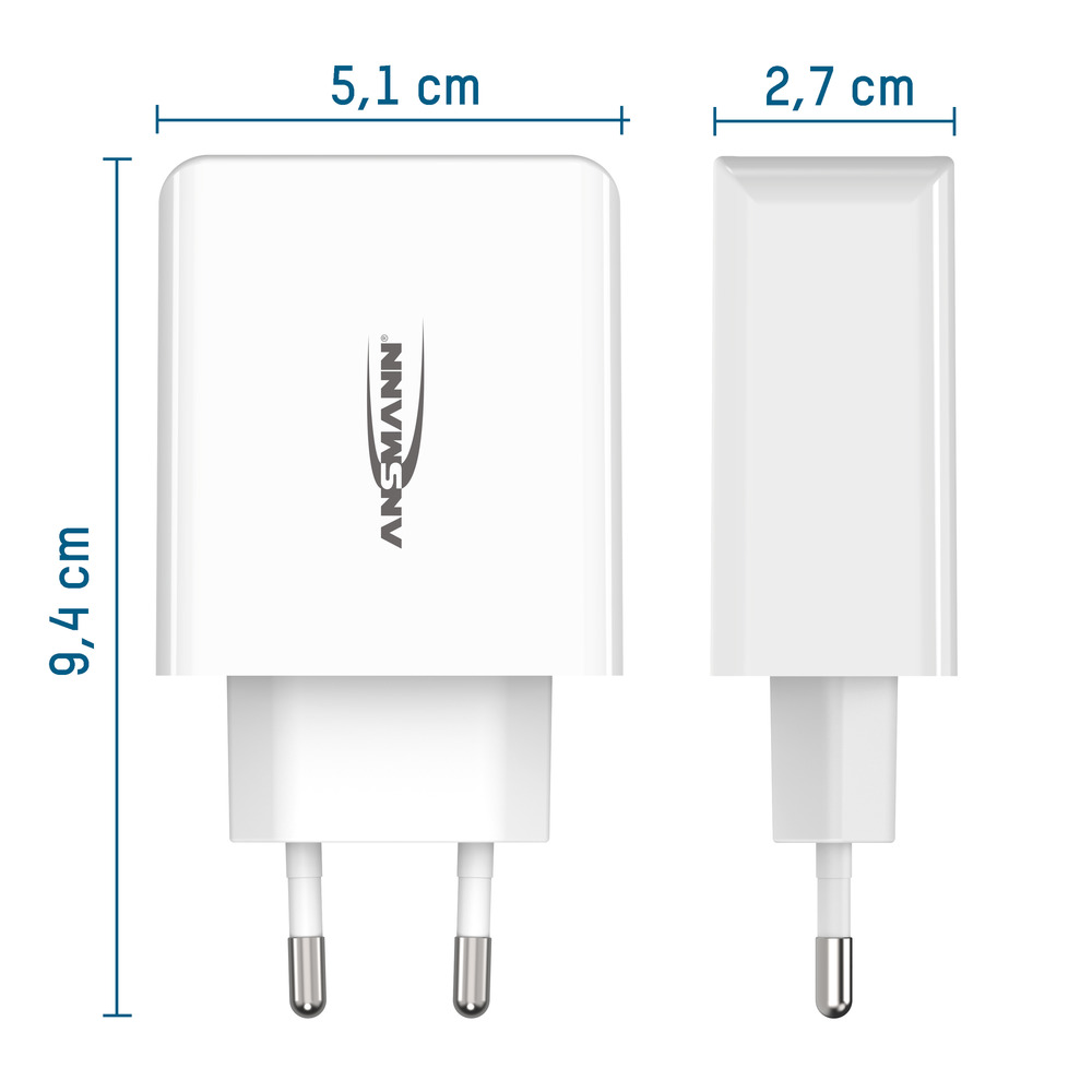 ANSMANN Chargeur pour 1-2 batteries Li-Ion rechargeables (3.6V/3.7V) 26650, 22650, 18650, 18500, 17670, 16340, 14500 etc