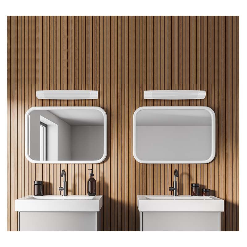Miidex Réglette LED Salle de bain + Interrupteur ON/OFF + Prise - CCT- 8W