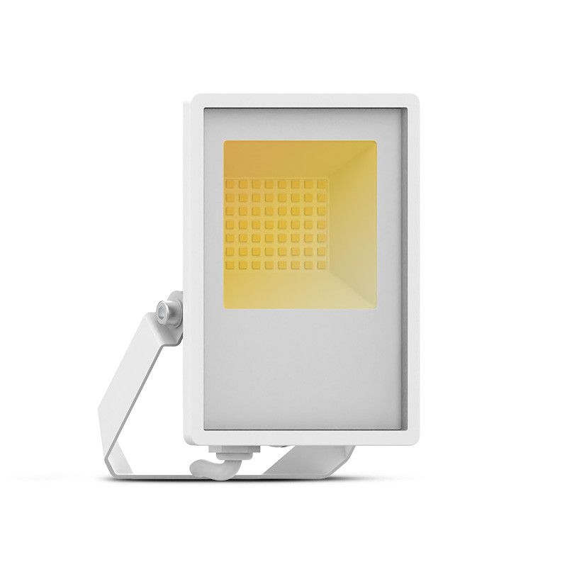MIIDEX Projecteur LED Plat blanc 20W 3000k IP65