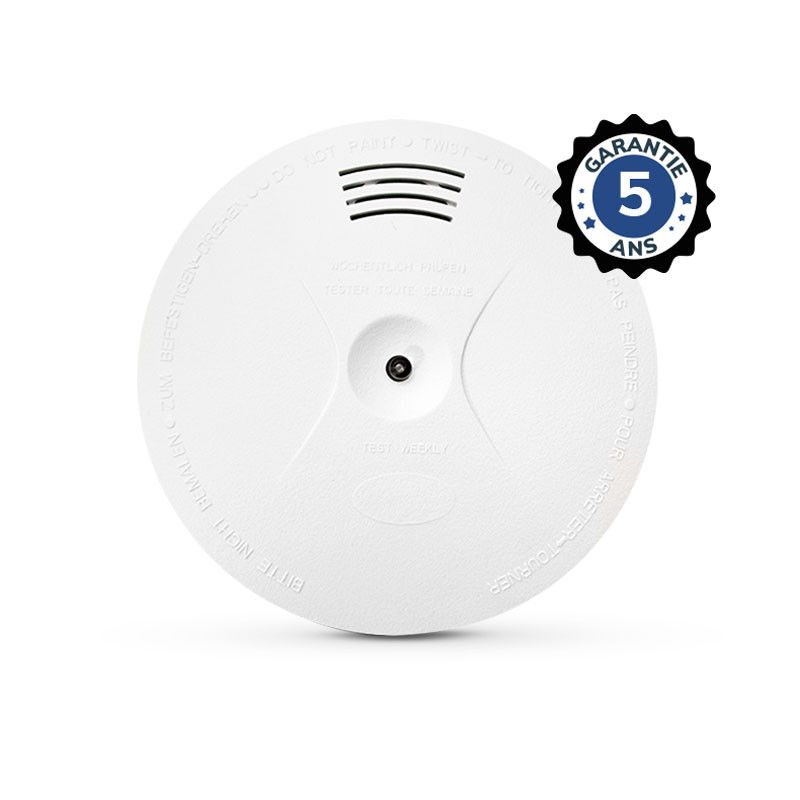 Miidex Détecteur de fumées Longue durée