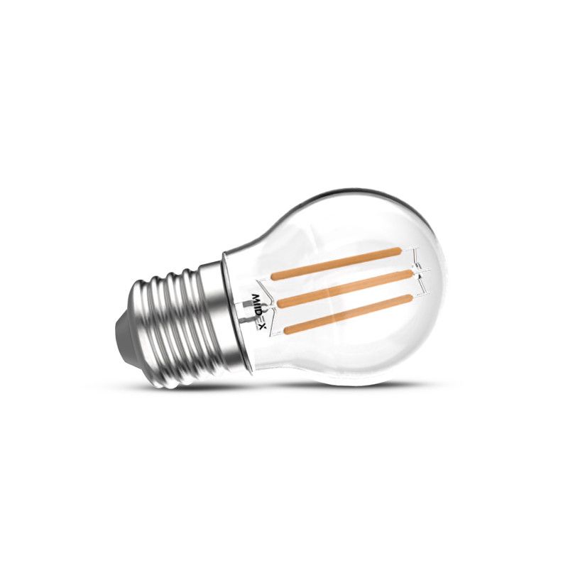 MIIDEX Ampoule LED E27 G45 Filament 4W 2700K