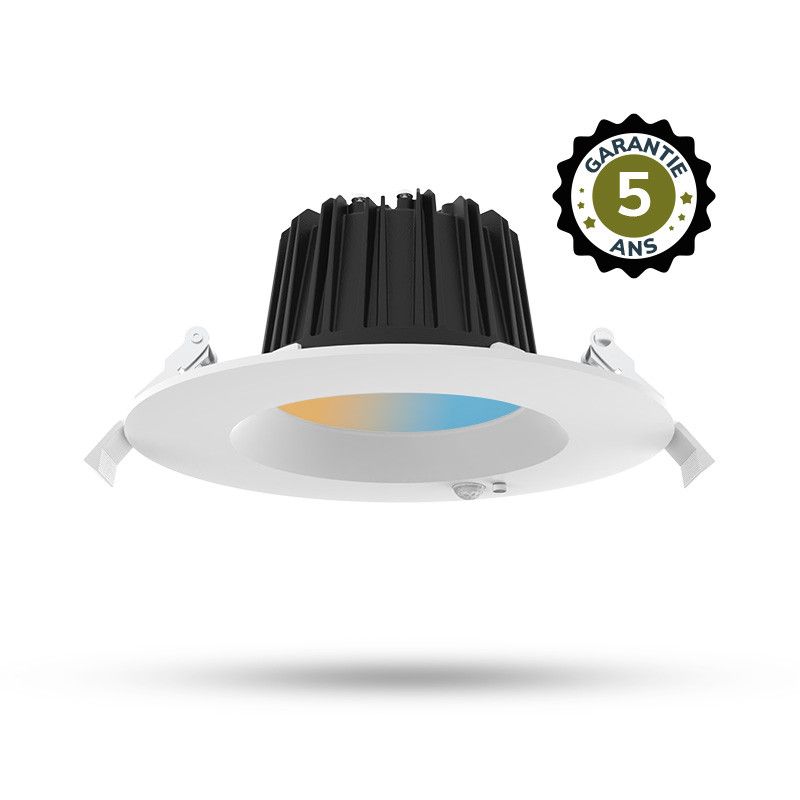 Miidex Dalle Plafonnier LED CCT multi-puissance 13/18W 3000/4000/6500K blanc + Détecteur IR