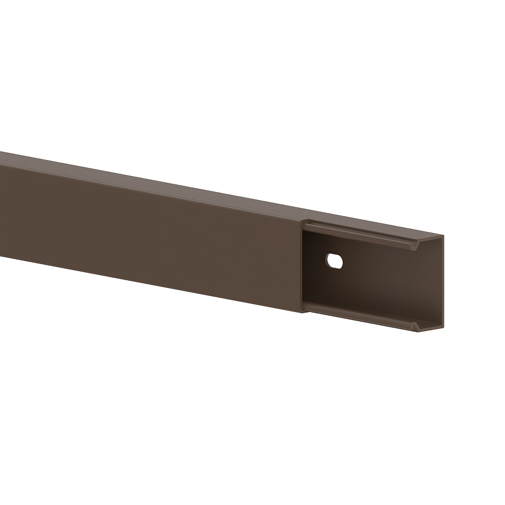 GGK GOULOTTE D'INSTALLATION 15X30MM MARRON RAL 8014
