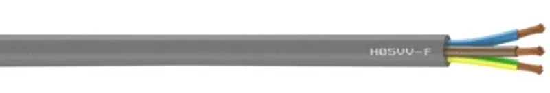 Câble HO5VV-F 3G1,5 GRIS AU METRE