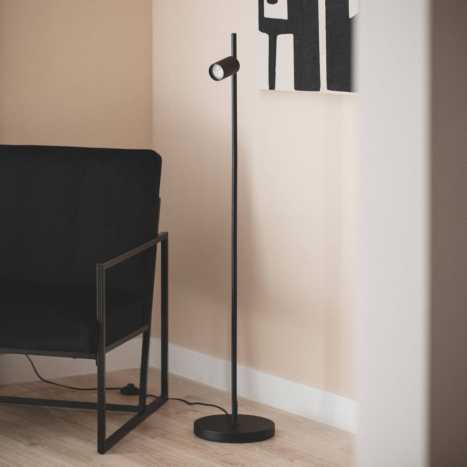 Lampadaire Aluminium Breixo Noire