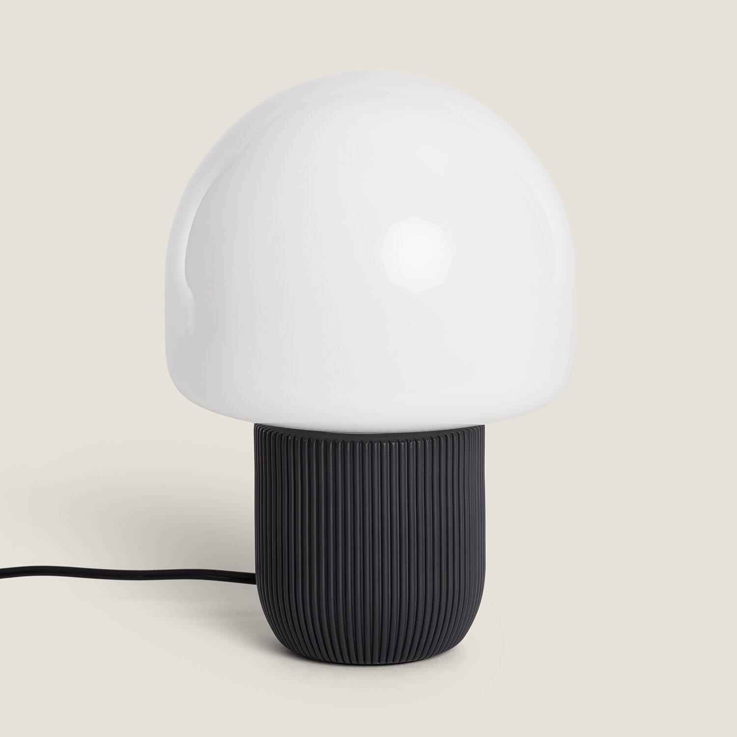 Lampe à poser Résine Nacune - Noire