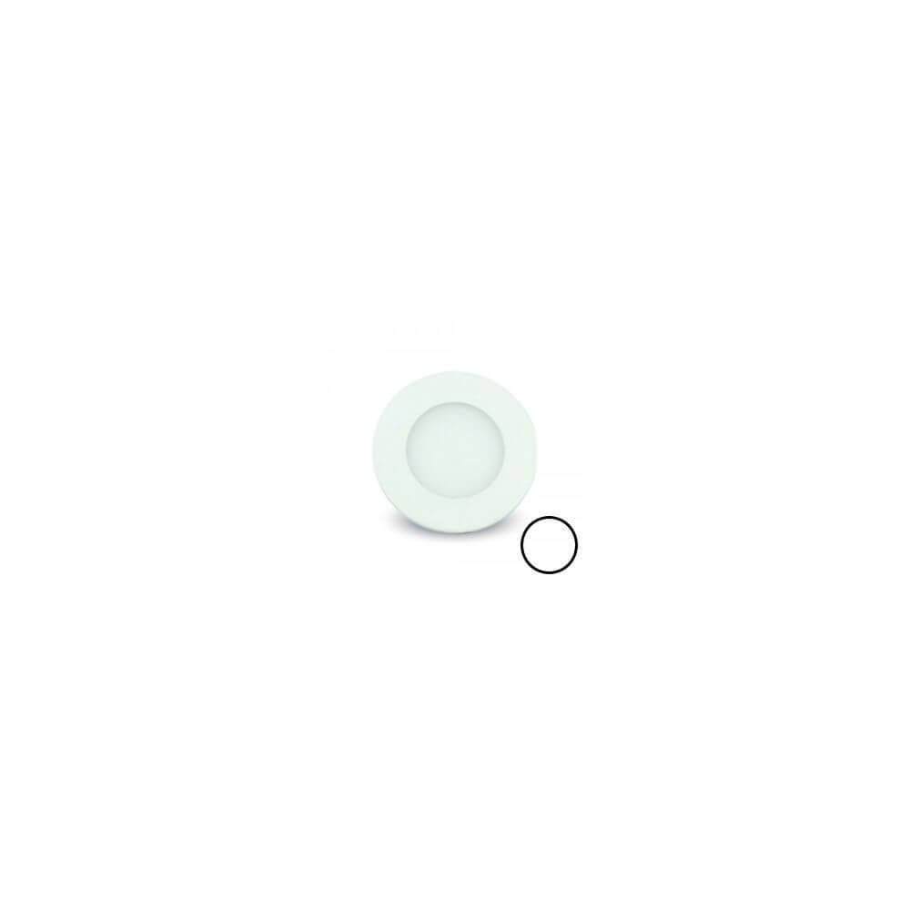 Plafonnier LED Ø84 3W 6400K