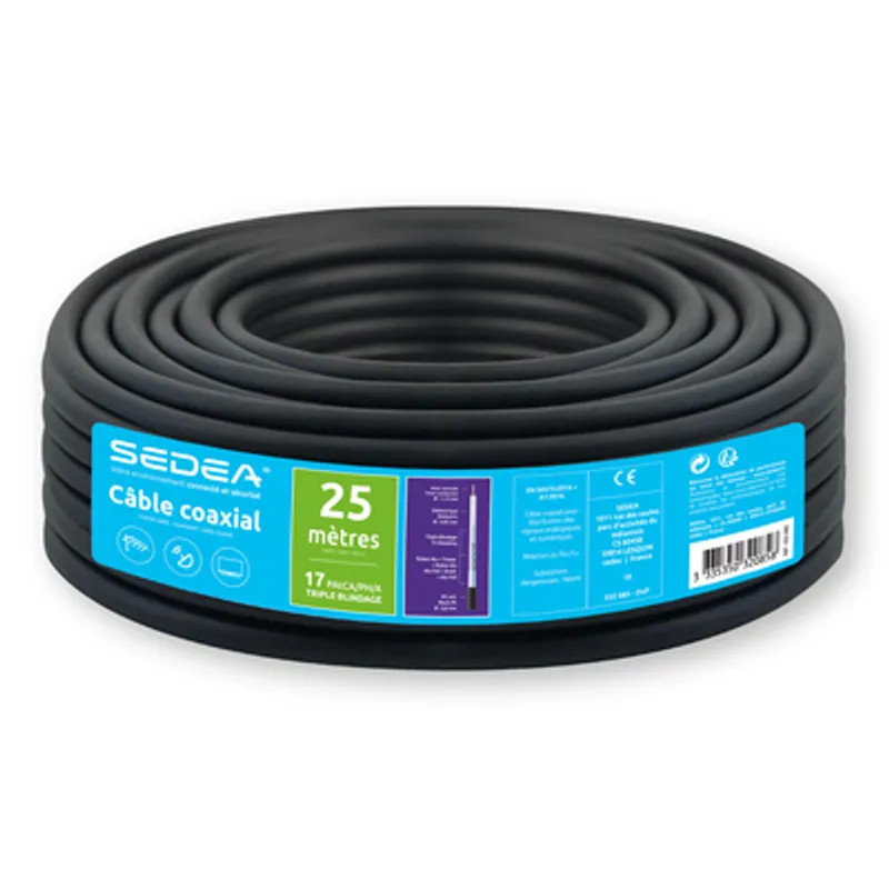 CABLE COAXIAL 25M 17PATCA