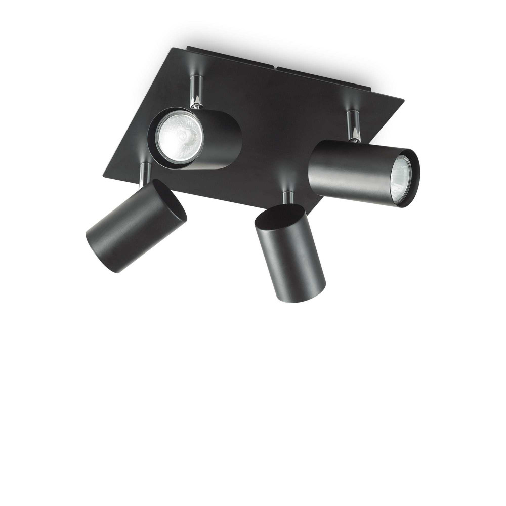 IDEAL LUX SPOT PL4 NERO