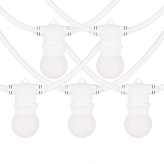 GIRARD SUDRON PARIS GUINGUETTE - LOT 5 SPHERIQUES LED IP44 E27 1W BLANC CHAUD