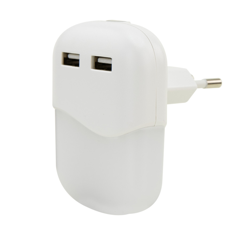 ANSMANN Lampe de nuit 2 USB