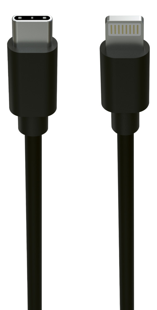 ANSMANN Câble de données/chargement, fiche USB C > Lightning, noir, 1,2
