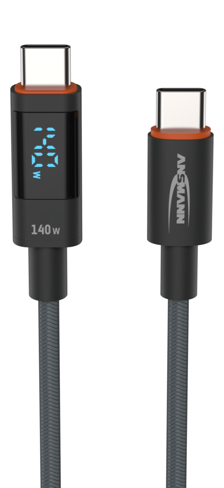 Ansmann Câble USB C vers USB C, 2m, Gris