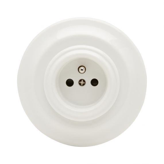 GIRARD RETRO-CHARM SOCKET PORCELAIN WHITE