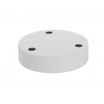 CHACON PAVILLON METALLIQUE 12CM 3 TROUS-BLANC