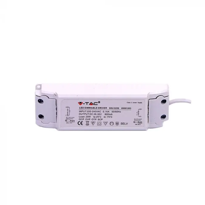 VTAC VT-6129 LED DRIVER 29W OUTPUT / DC 25-40V