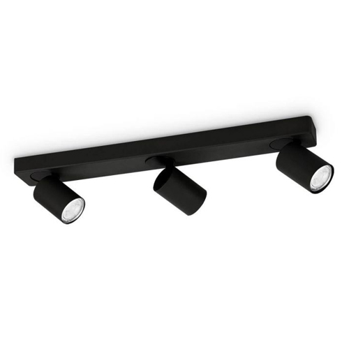 IDEAL LUX RUDY PL3 NERO