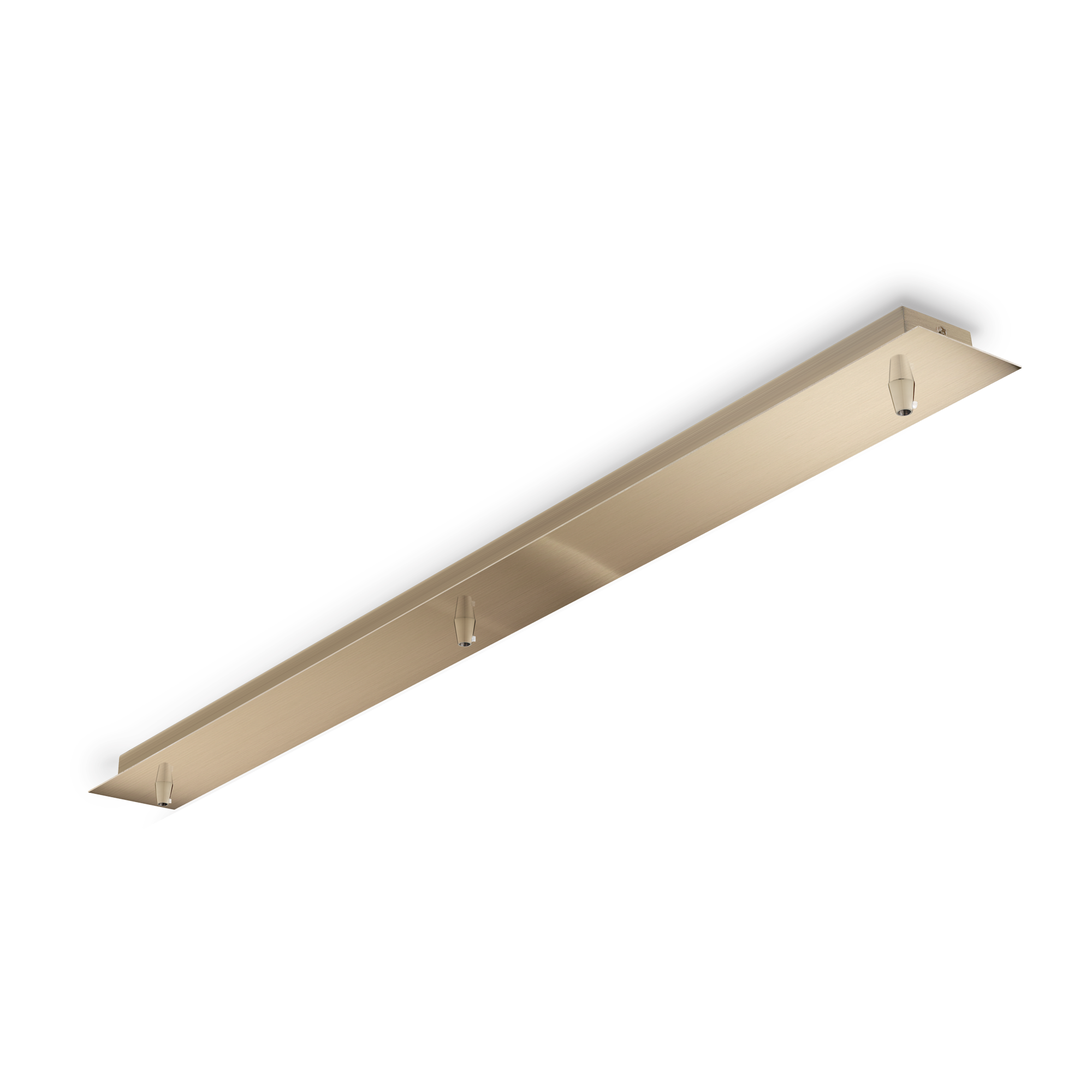 IDEAL LUX ROSONE LINEARE 3 LUCI OTTONE BRUNITO