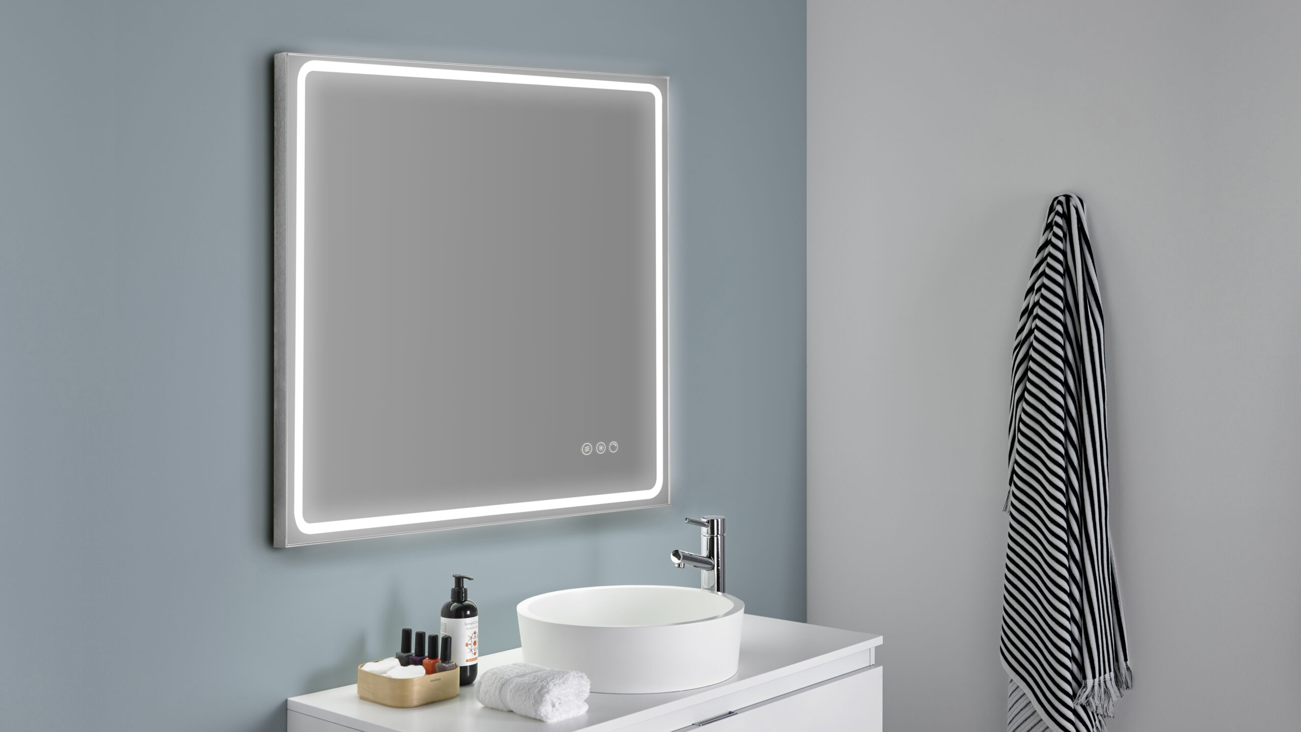 FOCCO Miroir avec lumière LED MIA 1200X800MM 5700K