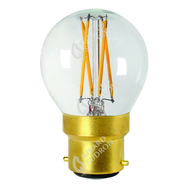 GIRARD SUDRON SPHÉRIQUE G45 FILAMENT LED 4W B22 2700K 350LM DIM. CL.