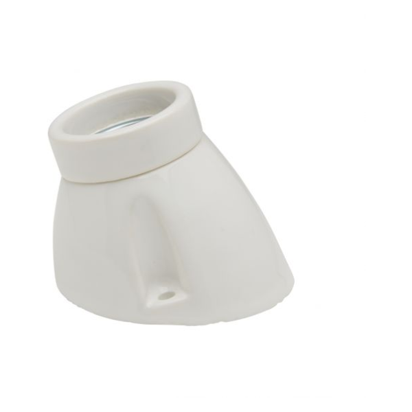 GIRARD SUDRON APPLIQUE PORCELAINE E27 CONIQUE INCLIE BLANC