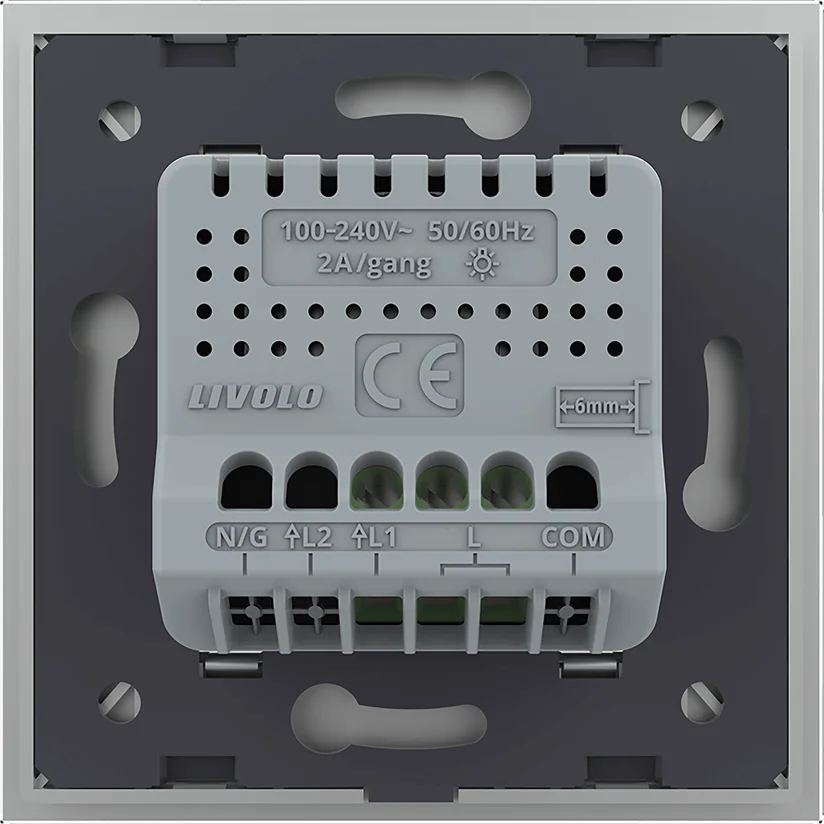 LIVOLO Variateur Tactile Zigbee 1 bouton 2 voies