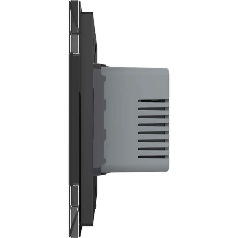 LIVOLO INTERRUPTEUR 1 BOUTON 2 VOIES NOIR
