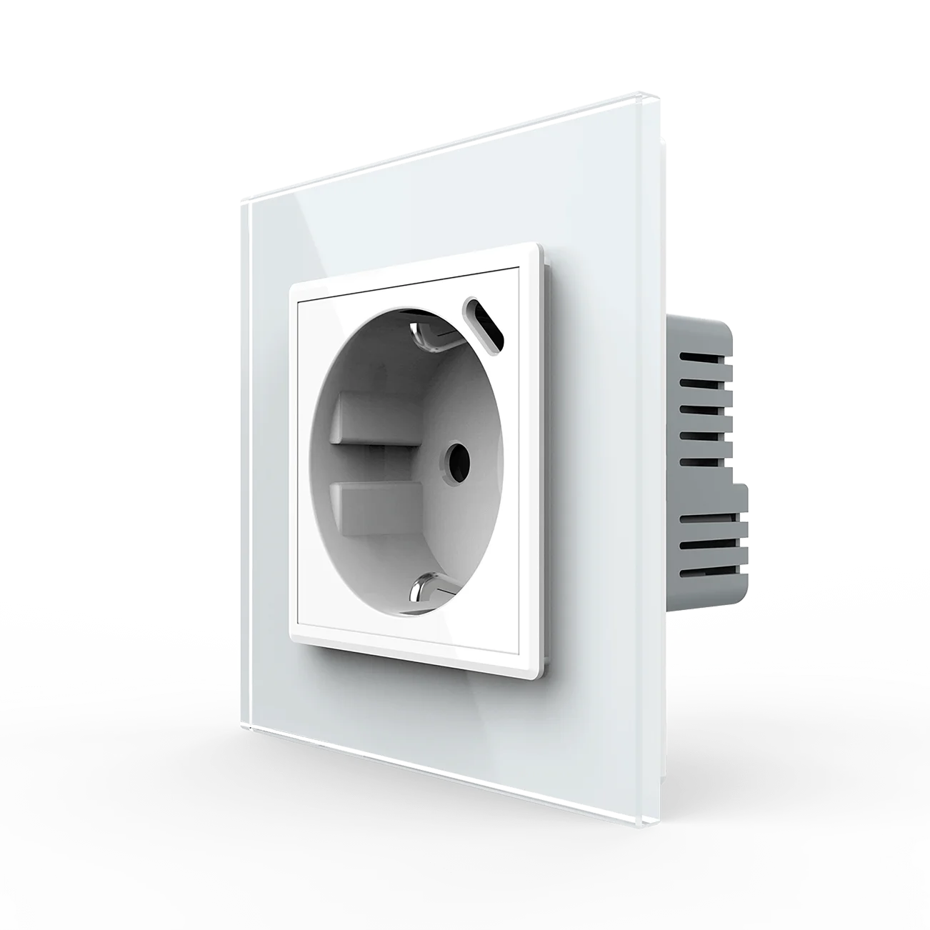 LIVOLO PRISE 2P+T BLANCHE