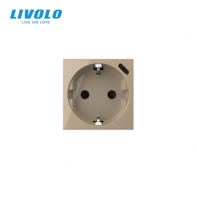 LIVOLO PRISE 1 USB-A USB-C 36W NOIR