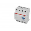 Disjoncteur Différentiel triphasé 63A / 30ma / type AC ABB