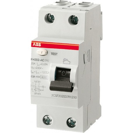 Interrupteur Différentiel 40A / 30mA / type A à vis ABB