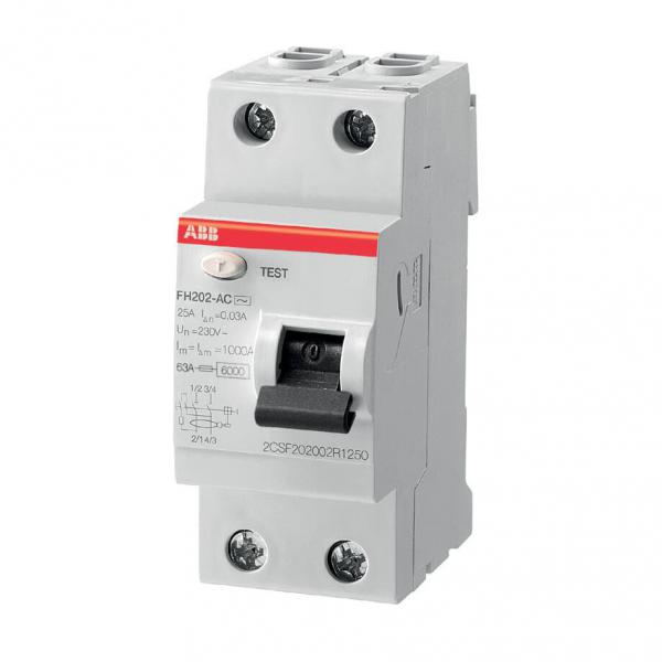 Interrupteur Différentiel 63A / 30mA / type A à vis ABB