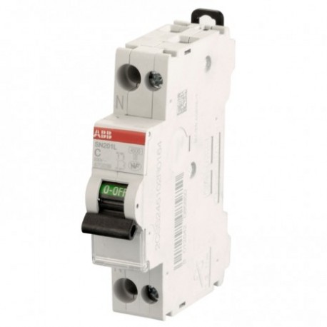 Disjoncteur modulaire phase neutre 16A 4.5kA à vis ABB
