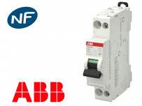 Disjoncteur modulaire phase neutre 20A 4.5kA à vis ABB