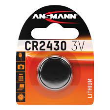 Piles lithium boutons ANSMANN CR 2430 3 V Lithium