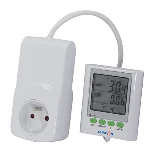 CHACON Compteur de consommation avec écran déporté ecoWatt 650