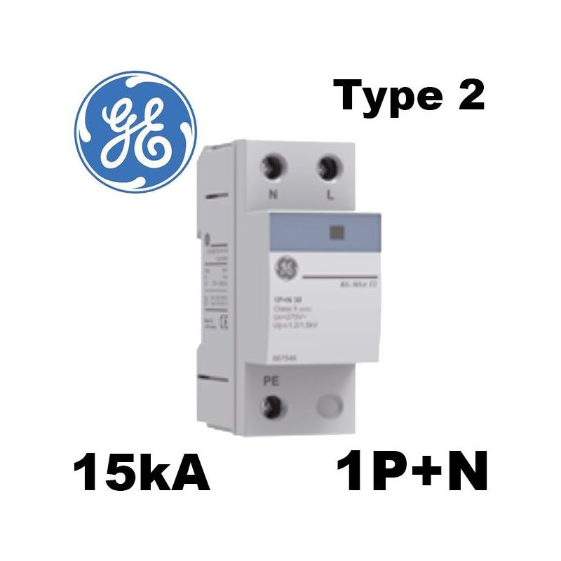Parafoudre monophasé 15kA Type 2 - General Electric