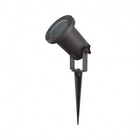 VISION-EL PROJECTEUR PIQUET (SANS AMPOULE) 230V GU10 NOIR IP65