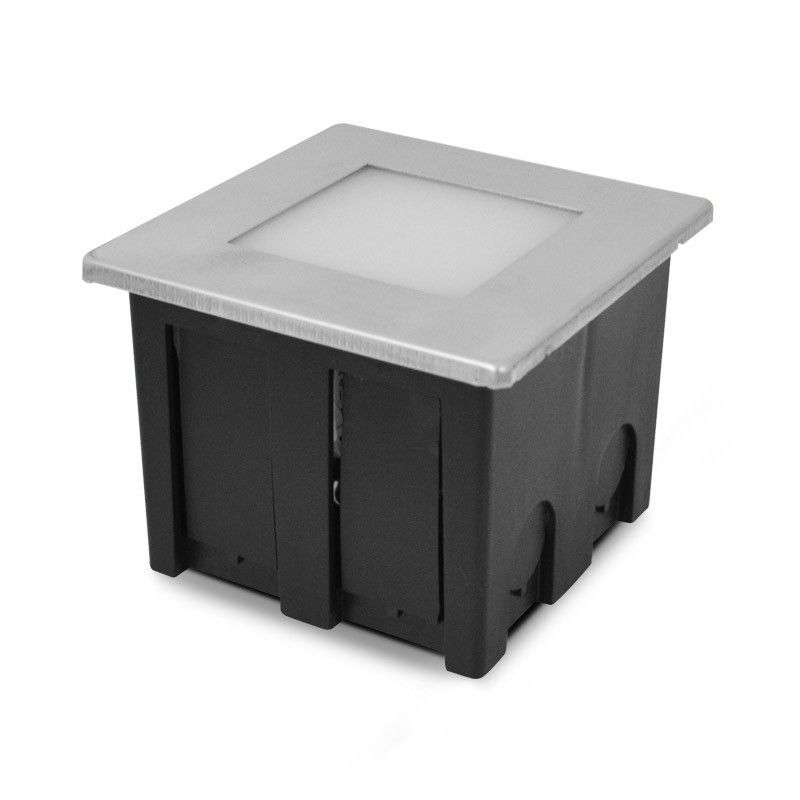 MIIDEX spot led encastrable sol balide carré 1.5w 4000K
