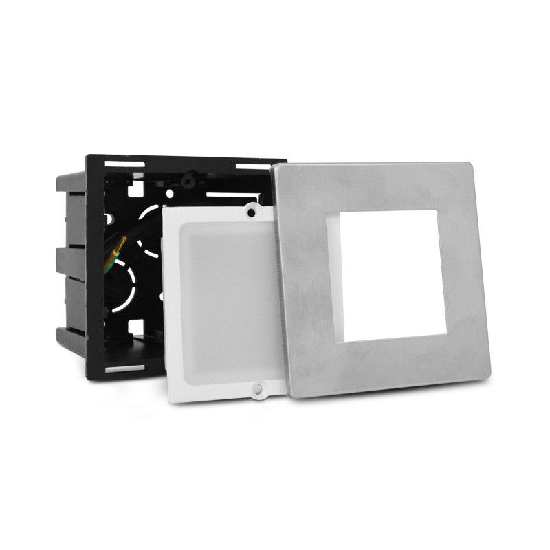 MIIDEX spot led encastrable sol balide carré 1.5w 4000K
