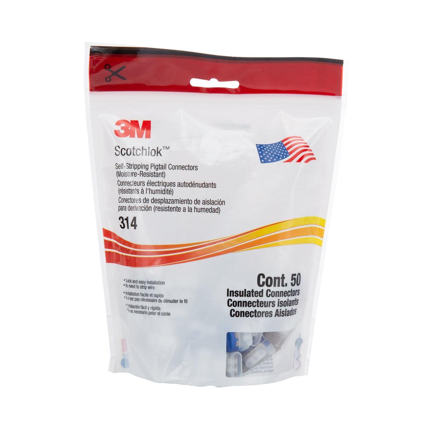 Connecteur ICD 314 Etanche / Autodénudant IP67 Scotchlok 3M Lot de 5
