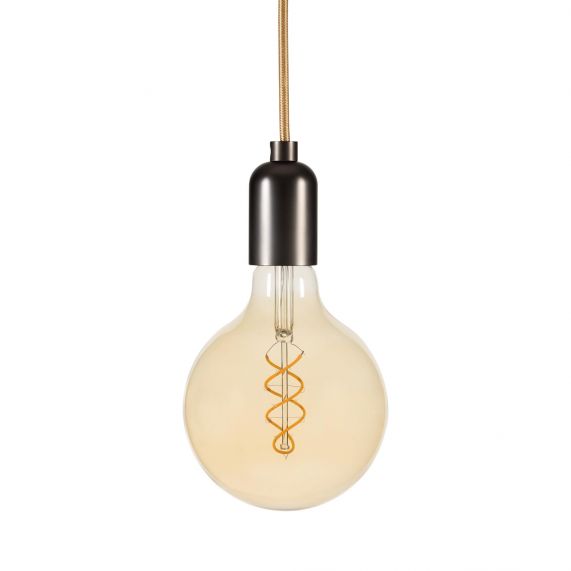 GIRARD SUDRON GLOBE TWISTED G125 FILAMENT LED 4W E27 2000K 200LM DIMMABLE AMBRE