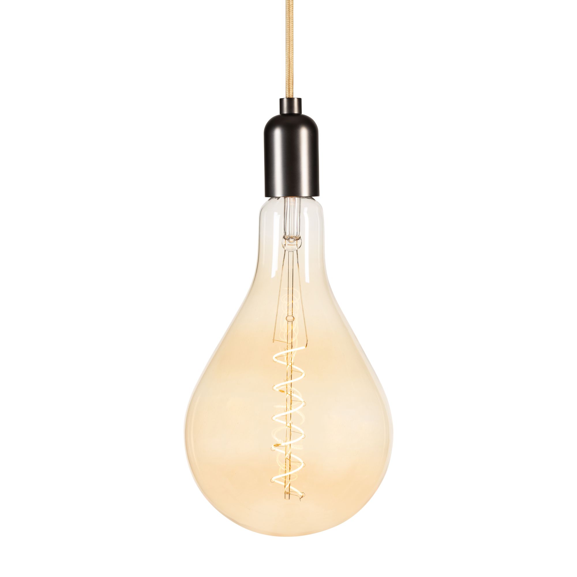GIRARD SUDRON BIG BULB TWISTED FILAMENT LED 180MM 4W E27 2000K 200LM DIMMABLE AMBRE