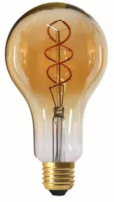 GIRARD SUDRON BIG BULB TWISTED FILAMENT LED 180MM 4W E27 2000K 200LM DIMMABLE AMBRE