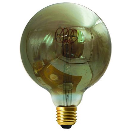 GIRARD SUDRON GLOBE TWISTED G125 FILAMENT LED 4W E27 2000K 160LM DIMMABLE SMOKY