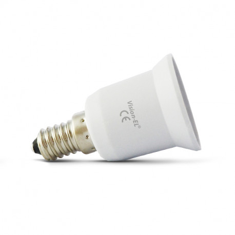 VISION EL ADAPTATEUR DE CULOT E14 VERS E27