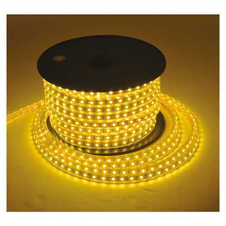 bobine led 5050 3000°K 8w/m 230v ip65 AU METRE