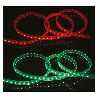 BOBINE LED 5050 RGB 3 METRES 8W/M 230V IP65 + ALIMENTATION