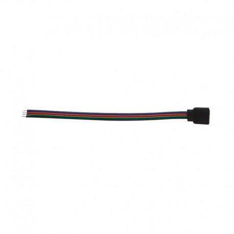 VISION-EL CONNECTEUR JONCTION + CÂBLE FEMELLE RGB POUR BANDEAUX LED